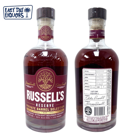 Russells Rsv Straight Bourbon Store Pick 86 2025 - 750ML